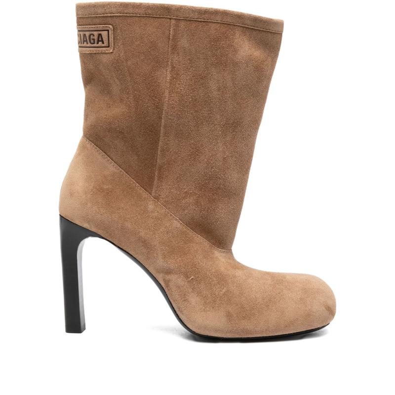 Balenciaga 女士 FW25 短靴 Fargo 女士棕色短靴