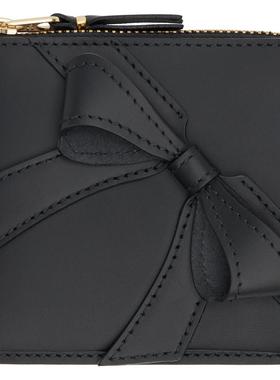 Comme des Garçons川久保玲 女士 钱包 黑色 Big Bow 钱包