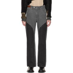 Andersson Bell 男士 牛仔长裤 黑色 Lucas 牛仔裤