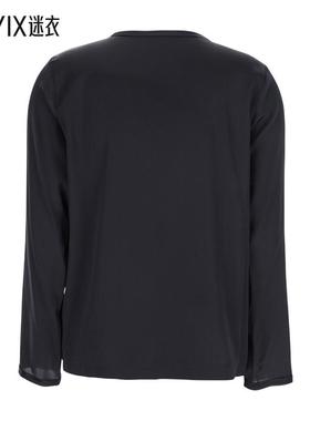 【早秋新品】Plain 黑色长袖真丝女士衫 迷衣时尚