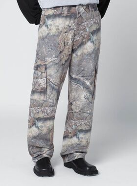 Represent 男士 SS26 长裤 REALTREE 迷彩工装裤子