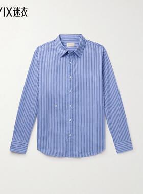 [秋冬新品]Aimé Leon Dore 男款条纹棉质府绸衬衫 迷衣时尚