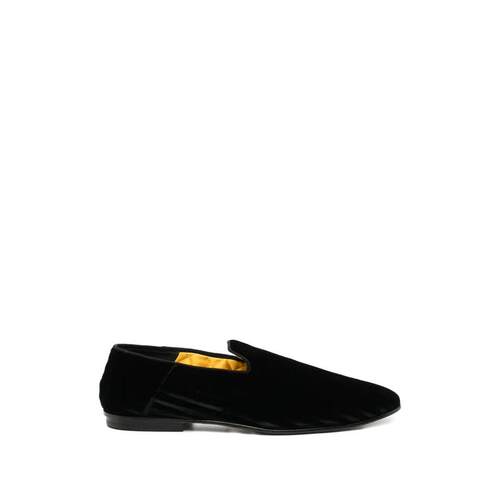 Tom Ford 汤姆·福特 男士 SS26 休闲皮鞋 条纹天鹅绒正装便鞋