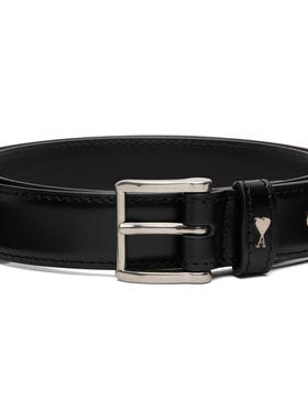 Ami Paris 男士 腰带 黑色 Paris Paris 腰带