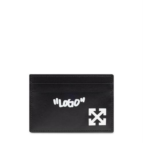 Off-White 男士 SS26 卡包 灰白色 Jitney Quote