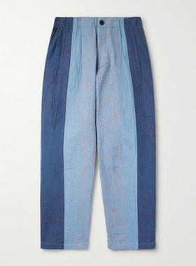 KARDO 男士 SS26 长裤 Taka 直筒刺绣棉质裤子