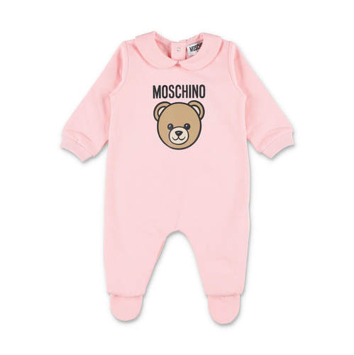 Moschino 莫斯奇诺 婴儿 连身裤 Moschino Kids 泰迪熊睡衣童装