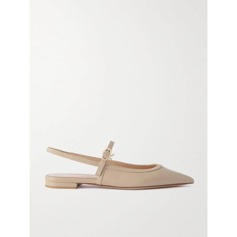 Gianvito Rossi 女士秋冬新品 芭蕾鞋 皮质尖头玛丽珍露跟平底鞋,女鞋,浅口单鞋,淘宝优惠券,粉丝福利购,淘宝优惠卷