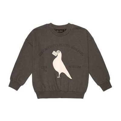 Mini Rodini 女童 卫衣 Pigeons 棉质针织童装