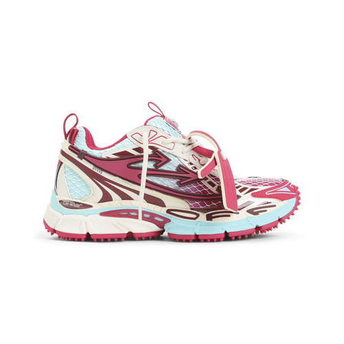 Off-White 女士 运动鞋 'Celeste‘ BE RIGHT BACK 玫瑰红色网眼