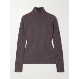 Ariana 毛衣 罗纹有机羊绒高领毛衣 女士 Arch4