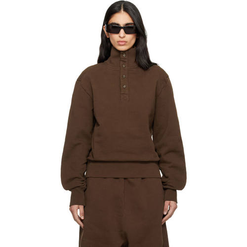 Entire Studios 女士 卫衣 棕色 Polite Pullover 套头衫