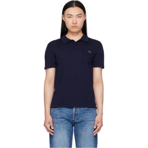 A.P.C. 男士 POLO衫 海军蓝 Gide Polo 衫