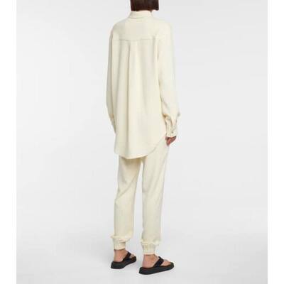 Asceno 女士 长裤 Moscow stretch-crêpe 直筒长裤