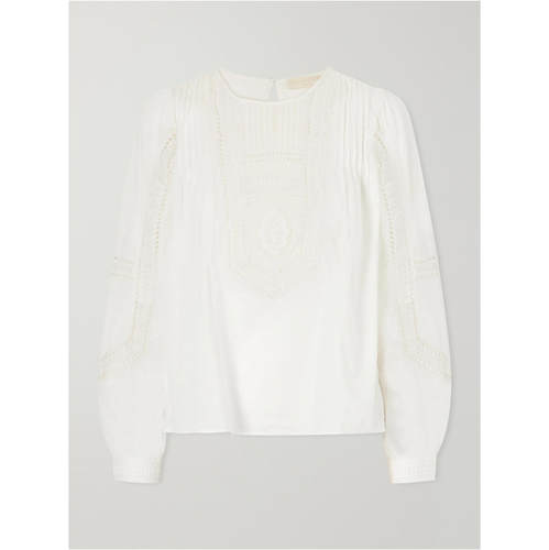 Ulla Johnson 女士 FW26 上衣 Marlowe 马德拉刺绣棉质衫