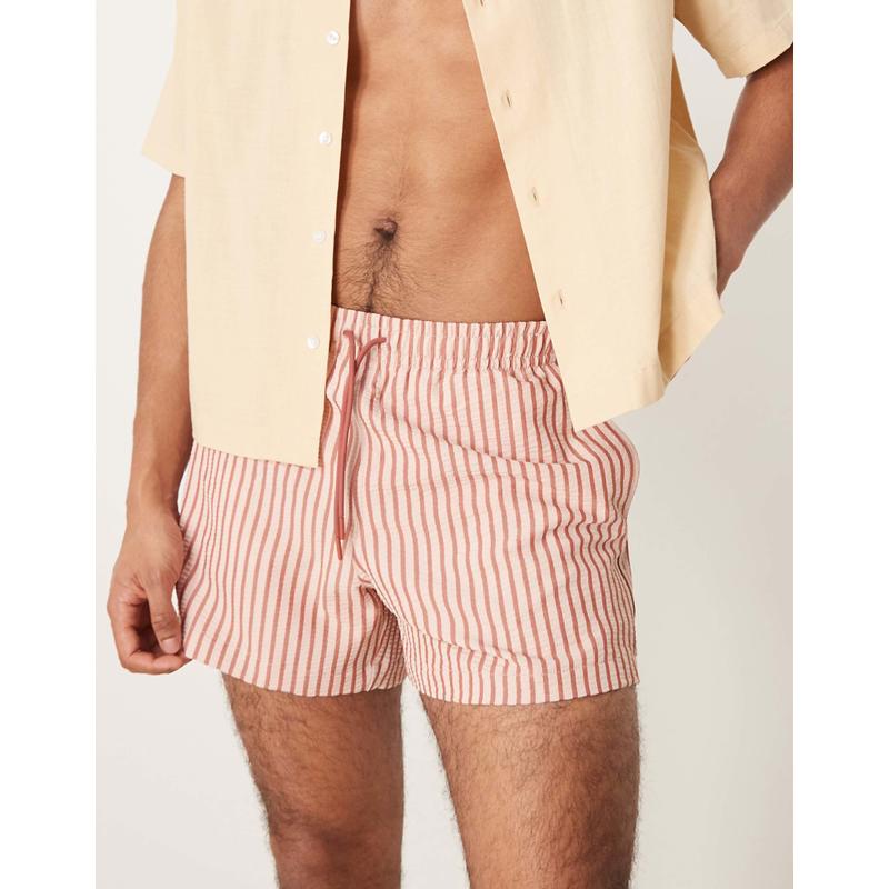 Abercrombie  Fitch 男士 泳裤 wear 弹力泳衣式短裤(cedarwood)