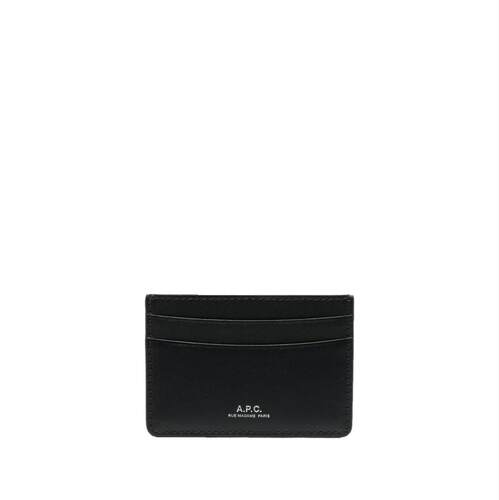 A.P.C. 男士 FW26 钱包 PORTE-CARTES ANDRE 黑色牛皮
