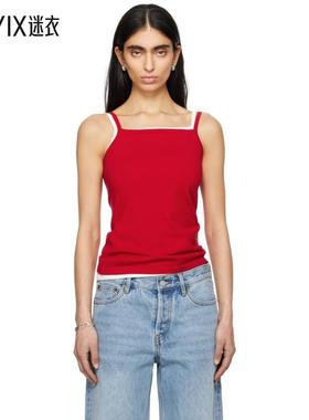 STILL HERE 女款红色 Square 背心 迷衣时尚