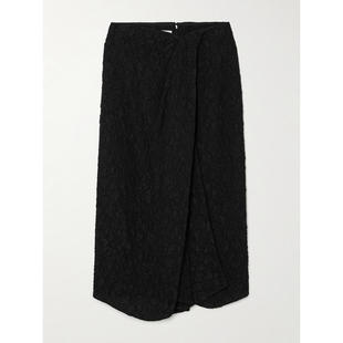 Van 中长裙 Noten 女士 褶边高腰中长半裙 德赖斯·范诺顿 Dries