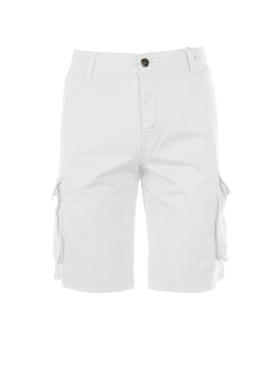 MC2 Saint Barth 男士 SS24 长裤 FREEPORT 白色带口袋短裤