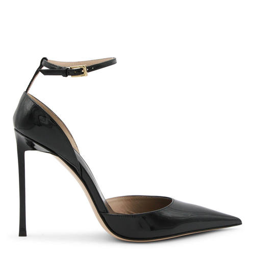 Tom Ford 汤姆·福特 女士 SS26 高跟鞋 黑色皮质浅口鞋