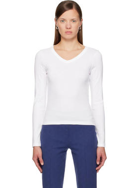 FLORE FLORE 女士 T恤 白色 Jill 长袖 T 恤