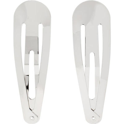 D'Heygere 女士 耳环 银色 Hair Clip 耳饰