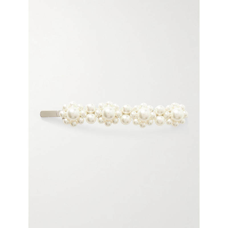 Simone Rocha 女士 发夹 镀银人造珍珠发饰