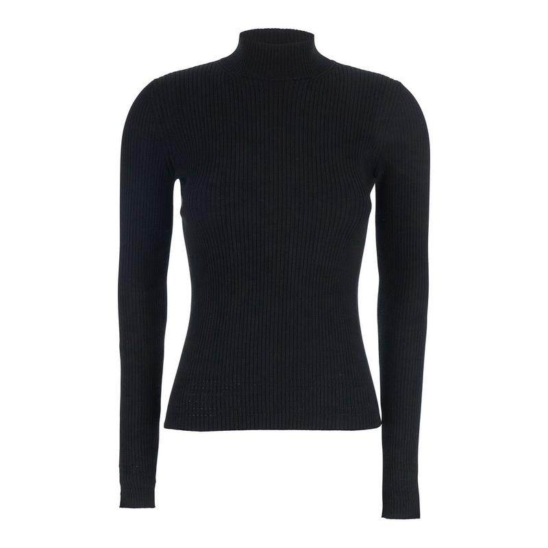 TWINSET 女士 FW25 毛衣 雙件套羅紋針織高領套頭衫