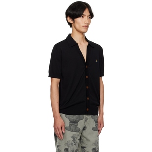 黑色 Westwood西太后 迷衣时尚 Vivienne 开衫 Cotton 男款 Polo