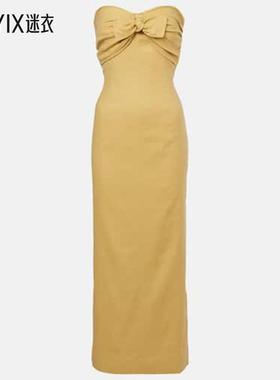 TOVE 女款Rahel 亚麻棉混纺长款连衣裙 迷衣时尚