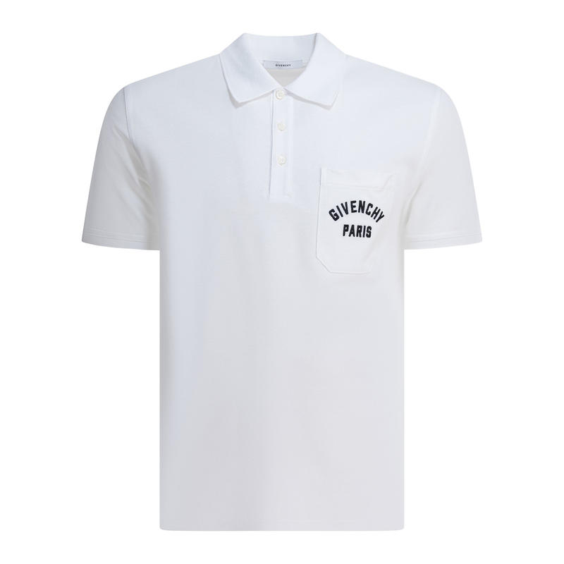 Givenchy 男士 SS26 POLO衫 標誌刺繡短袖 Polo 衫