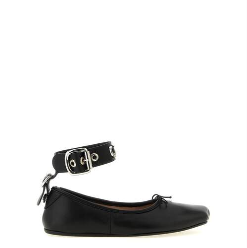 Vivienne Westwood 西太后 女士 SS26 芭蕾鞋 黑色 Tanned Bardot