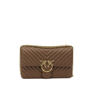 斜挎包 Pinko SS26 女士 米色皮革 品高