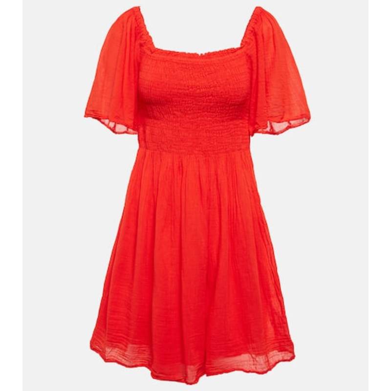 Tom Ford 女士 短款连衣裙 Esme 棉质薄纱迷你连衣裙