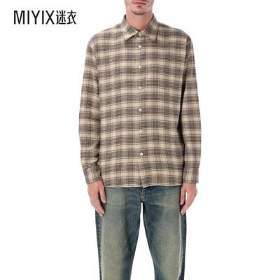 [秋冬新品]Sunflower 男款Studio 向日葵格纹衬衫 迷衣时尚