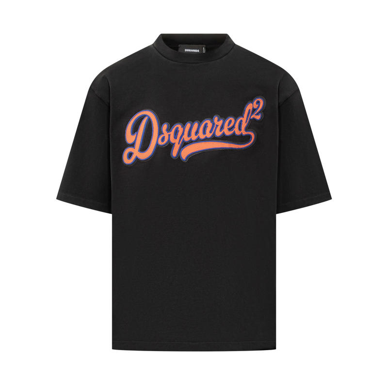 DSquared2 男士 FW25 T恤 標誌貼片圓領 T 卹