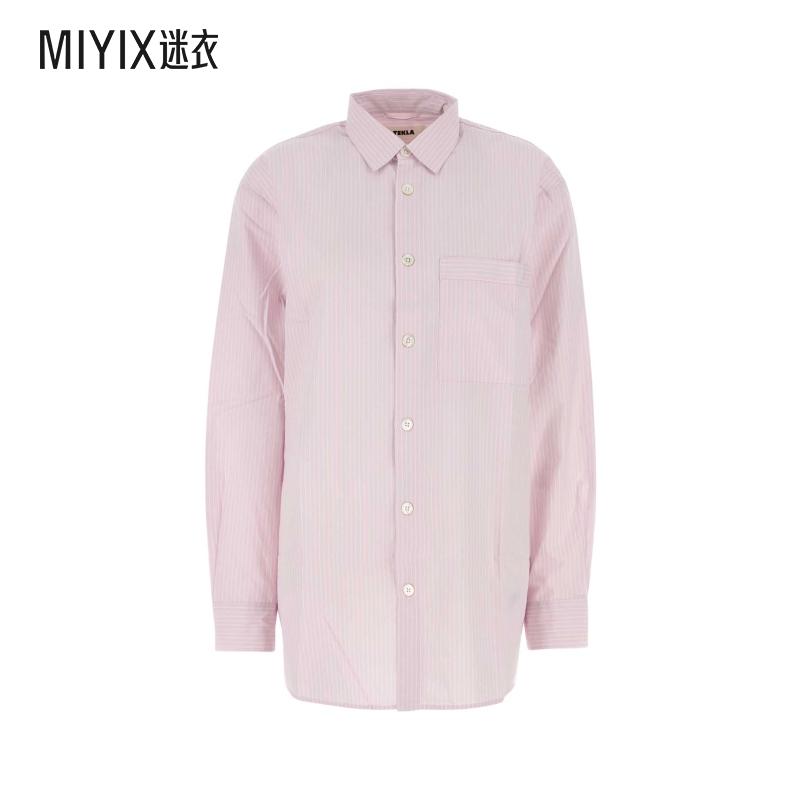Tekla Fabrics 女款刺绣府绸宽松款睡衣 迷衣时尚