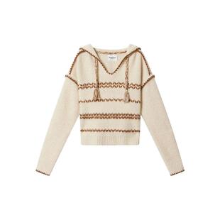 isabel marant 伊莎贝尔·玛兰 女士 上衣 本色古铜色羊毛毛线衫