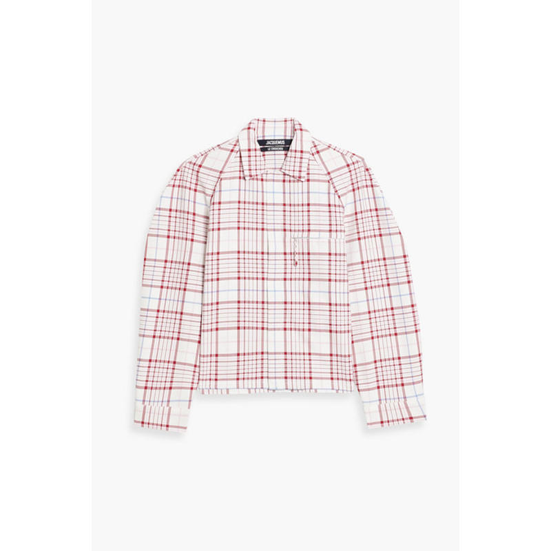 Jacquemus 男士 夹克 Criollo 格纹棉提花衬衫式夹克