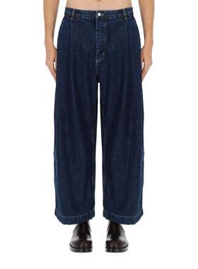 Studio Nicholson 男士 SS26 牛仔长裤 Punch 阔腿牛仔裤