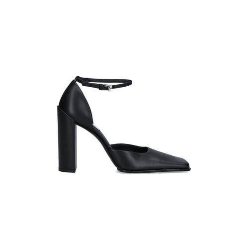 Alaïa 阿莱亚 女士 FW25 高跟鞋 D`ORSAY 方形皮质浅口鞋