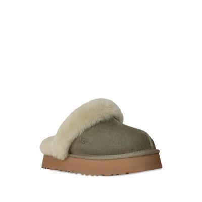 UGG Australia 女士 FW25 凉拖 UGG Disquette 标志压花拖鞋