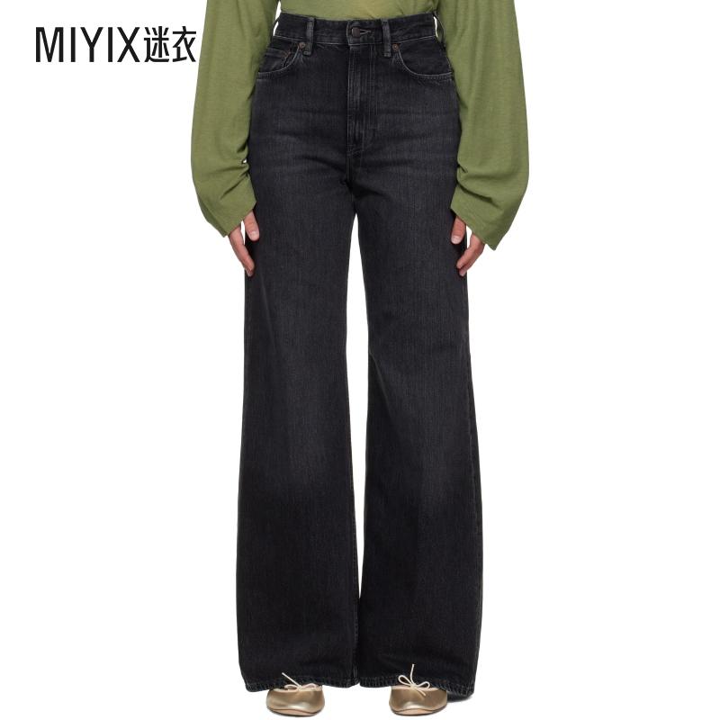 Acne Studios 女款黑色 2022F Regular Fit 牛仔裤 迷衣时尚