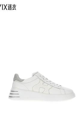 【早秋新品】Hogan 女款Rebel 白色纳巴革运动鞋 迷衣时尚