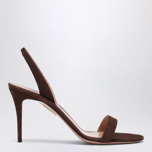 Aquazzura 女士 FW26 凉鞋 SO MIDHEEL 裸色浓啡色