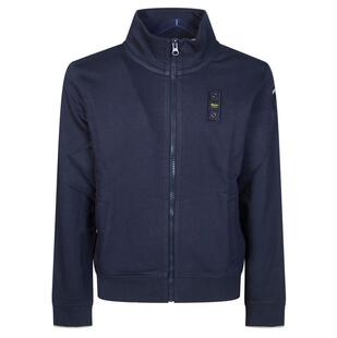 Blauer 男士 SS26 卫衣 布劳尔城新款Logo贴片高领