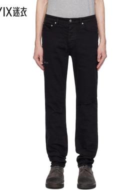 Ksubi 男士黑色 Chitch Ghosted Lock Up 牛仔裤 迷衣时尚