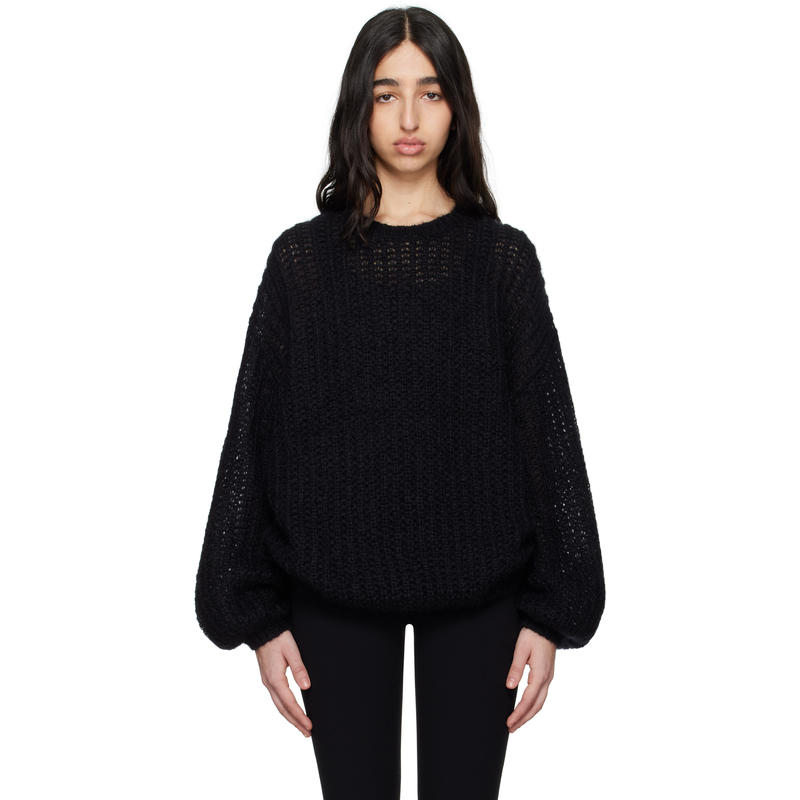 Totême 女士 毛衣 黑色 Puffed Knit 毛衣