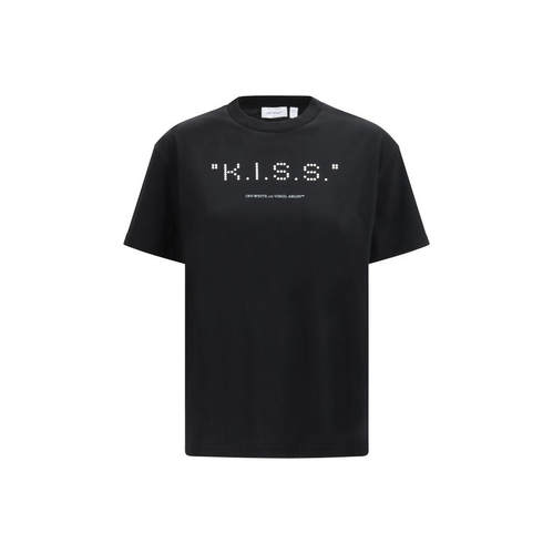 Off-White 女士 SS26 T恤 Kiss Quote